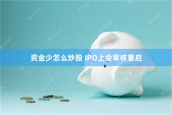 资金少怎么炒股 IPO上会审核重启