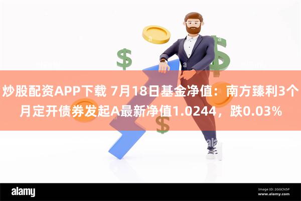 炒股配资APP下载 7月18日基金净值：南方臻利3个月定开债券发起A最新净值1.0244，跌0.03%