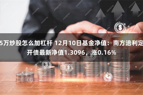 5万炒股怎么加杠杆 12月10日基金净值：南方涪利定开债最新净值1.3096，涨0.16%