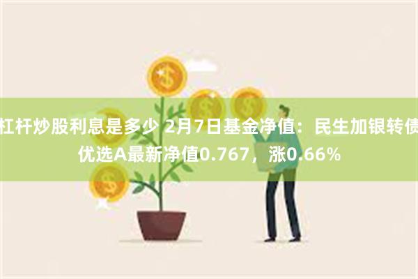 杠杆炒股利息是多少 2月7日基金净值：民生加银转债优选A最新净值0.767，涨0.66%